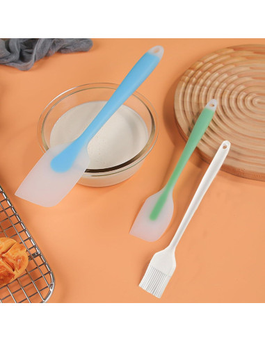 Juego de Espátulas de Silicona ONEINHE 5 Piezas Resistentes al Calor