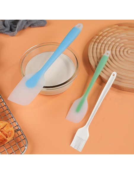 Juego de Espátulas de Silicona ONEINHE 5 Piezas Resistentes al Calor