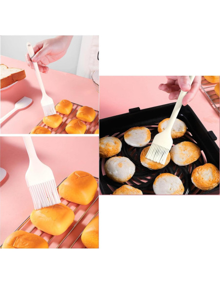 Juego de Espátulas de Silicona ONEINHE 5 Piezas Resistentes al Calor