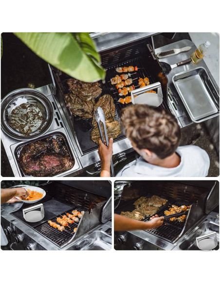 Prensa para Hamburguesas Profesional Acero Inoxidable 14 cm