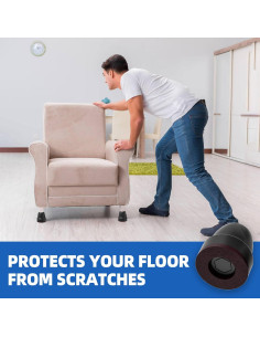 Protectores de Suelo para Patas de Sillas MOYOHIM 16 Piezas 2