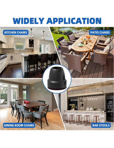 Protectores de Suelo para Patas de Sillas MOYOHIM 16 Piezas