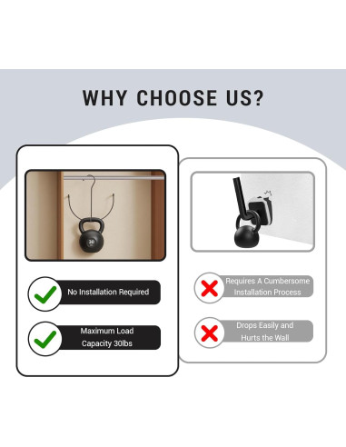 Perchero de Metal LOGJAM para Cinturones y Sombreros - Organizador Compacto