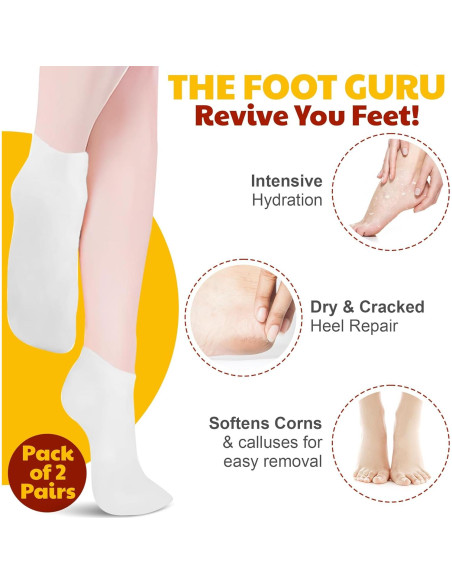 Calcetines Hidratantes The Foot Guru - Reparación Talones Secos