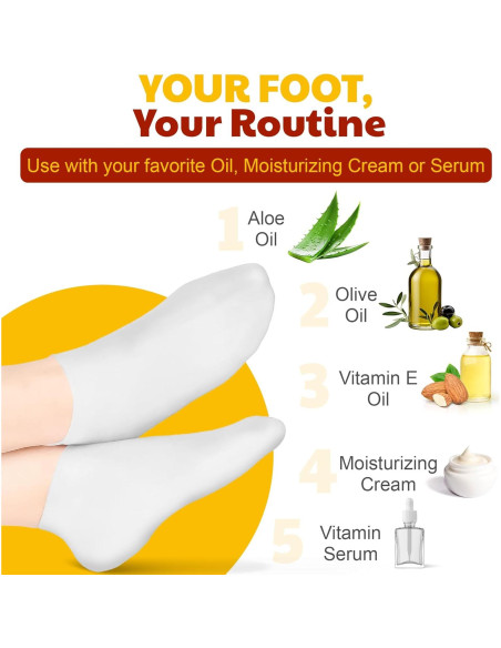 Calcetines Hidratantes The Foot Guru - Reparación Talones Secos