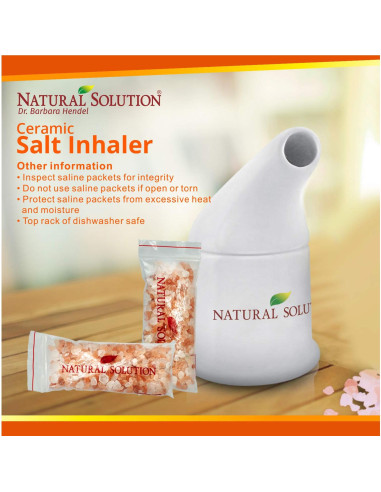 Sal Rosa del Himalaya Natural WBM 771g con Inhalador Cerámica