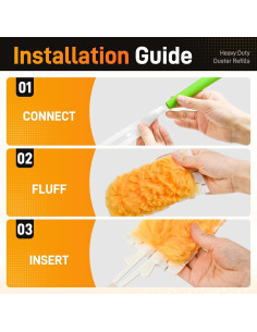 Recargas Plumero Bvhonwe 40 Paquetes Alta Dureza 360 2