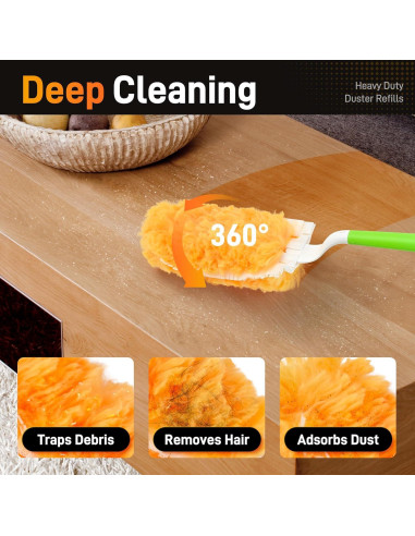 Recargas Plumero Bvhonwe 40 Paquetes Alta Dureza 360