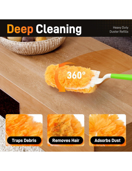 Recargas Plumero Bvhonwe 40 Paquetes Alta Dureza 360