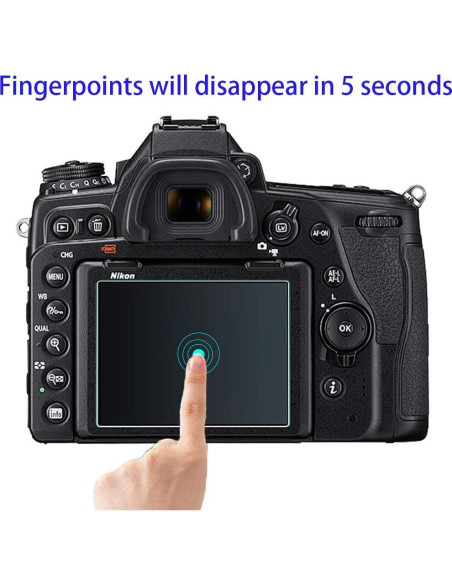 Protector de Pantalla para Cámara Nikon D750 D780 9H Vidrio Templado
