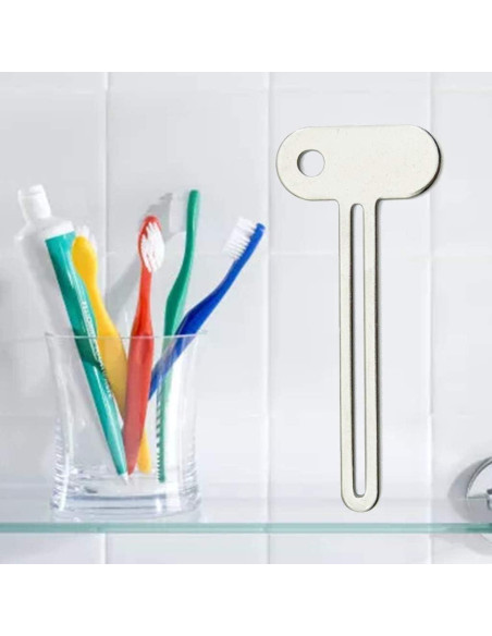 Exprimidor Manual de Pasta de Dientes Galepromot Acero Inoxidable