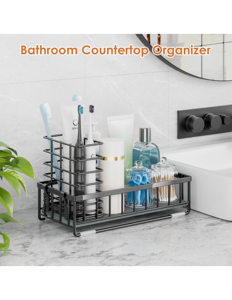 Caddy para Fregadero de Cocina OVICAR Negro - Secado Rápido