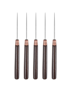 Juego de 5 Agujas de Costura Manual HARFINGTON con Mango de Madera