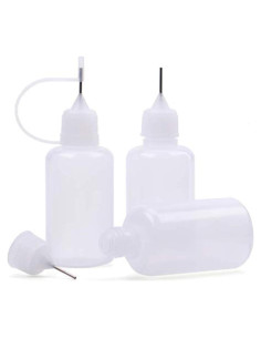 Onwon 10 Botellas Aplicadoras de Pegamento 30 ml Punta Fina