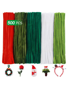 Limpiapipas Yalumo 500 PCS 30 cm 5 Colores para Manualidades