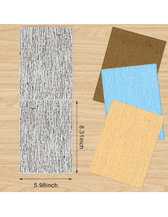 Carpeta de Embossing Vintage ABTOLS 21.1x15.2 cm Plástico 2