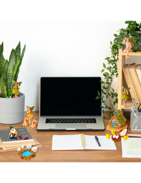 Kit de Jardín 47 Piezas Geetery Figuras de Hadas y Gnomos