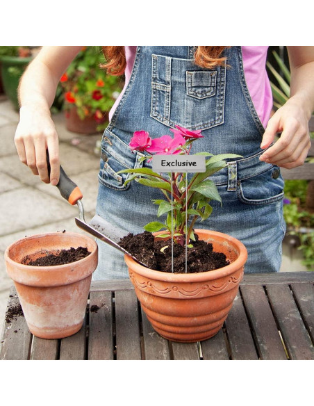 25 Etiquetas de Metal para Plantas BUYGOO, 8.9x3.6cm