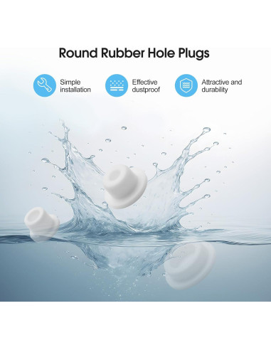 Tapones de Silicona DIFENLUN 24 Piezas para Baño 12-23mm