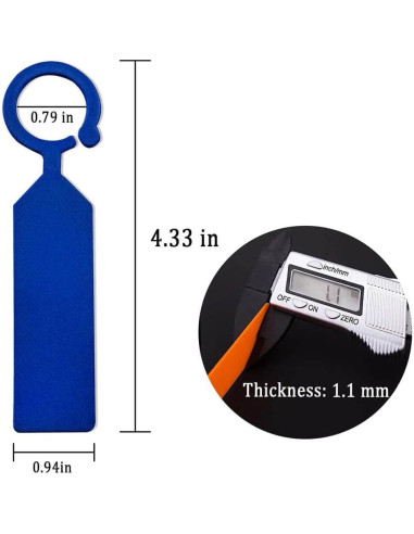 200 Etiquetas de Jardín Plástico Grueso Star River 10.9 cm