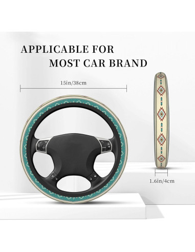 Funda de Volante BEIANSHUO Universal 38-39 cm Neopreno Antideslizante