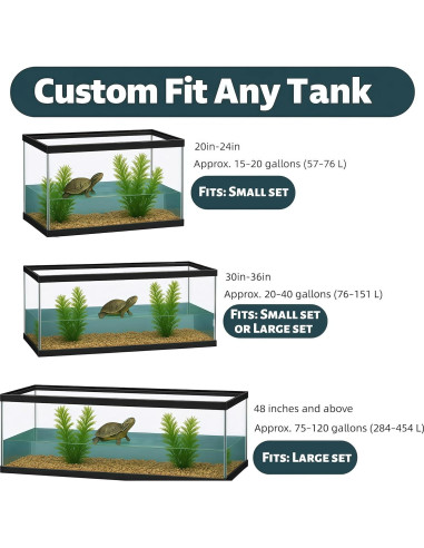 12 Piezas Accesorios Plataforma Sol Tortugas Ovimyne DIY