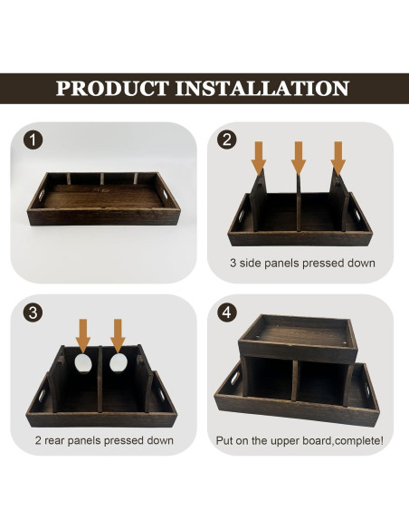 Organizador de Pañales YEXEXINM de Madera 5 Compartimentos