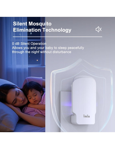 Trampa de Insectos Voladores Imio T10 con Luz UV y 3 Recargas