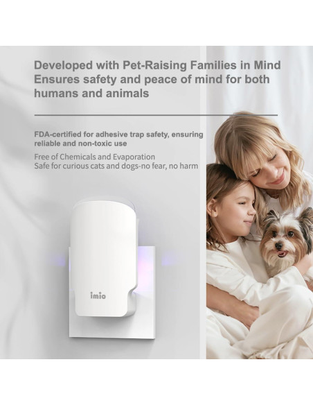 Trampa de Insectos Voladores Imio T10 con Luz UV y 3 Recargas