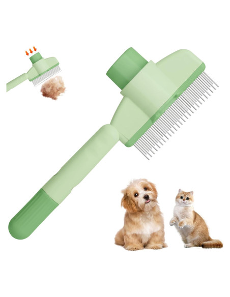 Cepillo para eliminación de pelo de mascotas Latonyar Verde