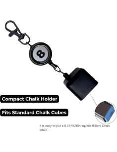 Soportes Retráctiles para Tiza de Billar Leoriaie - 2 Pack 2