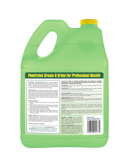 Limpiador a Presión Oxy Solve Sunshine Makers 3.78L - Elimina Moho