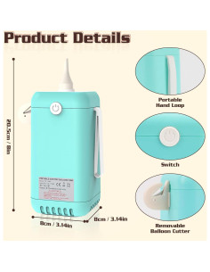 Bomba de Globo Eléctrica AXHJ 2 en 1 para Globos y Pelotas 2