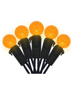 Cuerda de Luces LED Naranjas 5.67m 50 Bulbos Halloween