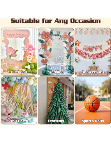 Bomba de Globo Eléctrica AXHJ 2 en 1 para Globos y Pelotas