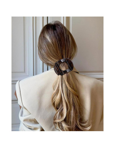 6 Clips de Pelo Franceses Planos Leopardo - Fuerte Sujeción