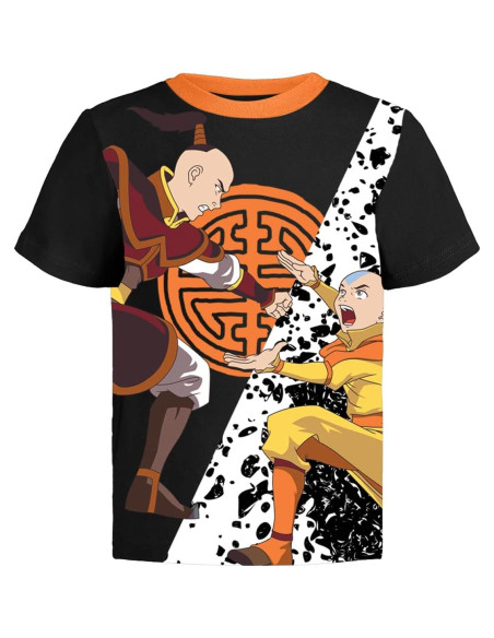 Camisetas Avatar La Leyenda de Aang Pack 3 Niños 8 Años