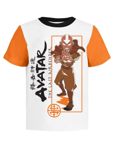 Camisetas Avatar La Leyenda de Aang Pack 3 Niños 8 Años