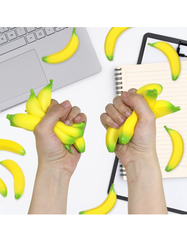 20 Juguetes Antiestrés Banana Lohoee - Alivio para Niños y Adultos