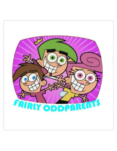 Pegatina para Parachoques Leyland Designs Los Padrinos Mágicos 5"