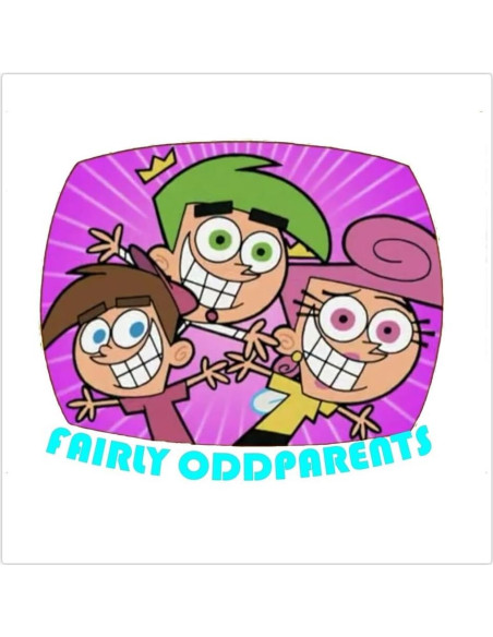 Pegatina para Parachoques Leyland Designs Los Padrinos Mágicos 5"