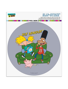 Etiqueta de Parachoques Hey Arnold! Graphics & More 14cm