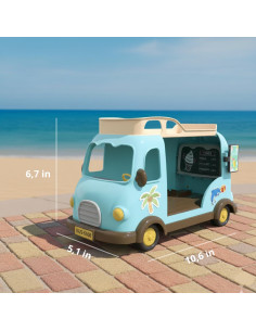 Camión de Helados OLEOCA con Mesa y Sillas - Juguete 27.7x17.3 cm 2