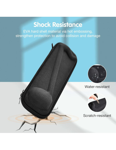 Funda ProCase para Otamatone - Almacenamiento Compacto Negro