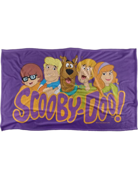 Manta Scooby Doo Pandilla 91x147 cm Microfibra Suave
