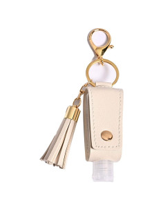 Botella de Viaje Multifuncional HSYHERE 30ml con Llavero Caqui