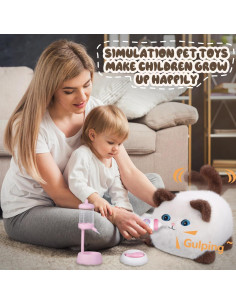 Gato de Peluche Interactivo SHANTOU 22x28.5x27 cm 2