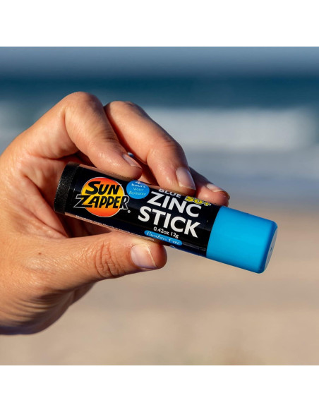 Bloqueador Solar Stick Sun Zapper Zinc Oxide Azul SPF 50+ 12g