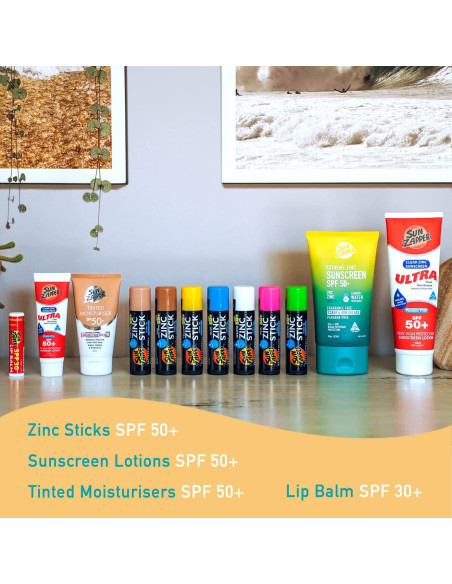 Bloqueador Solar Stick Sun Zapper Zinc Oxide Azul SPF 50+ 12g