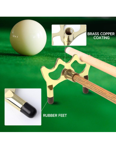 Cabezal de Puente Atornillable GSE para Billar - Metal Zinc